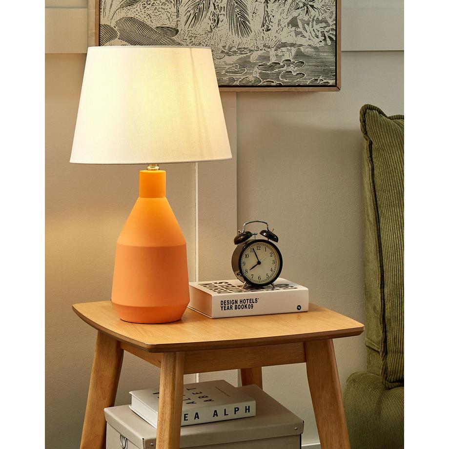 Beliani Tischlampe aus Keramik Klassisch LAMBRE  