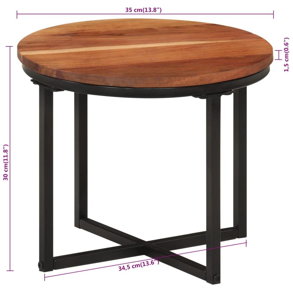 VidaXL Table basse bois  