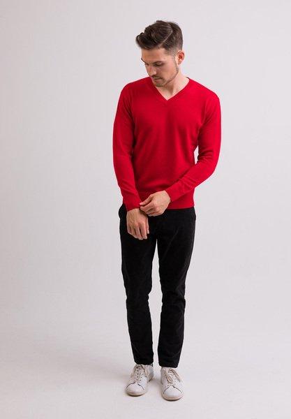 CASH-MERE.CH  Kaschmir V-Ausschnitt Pullover 