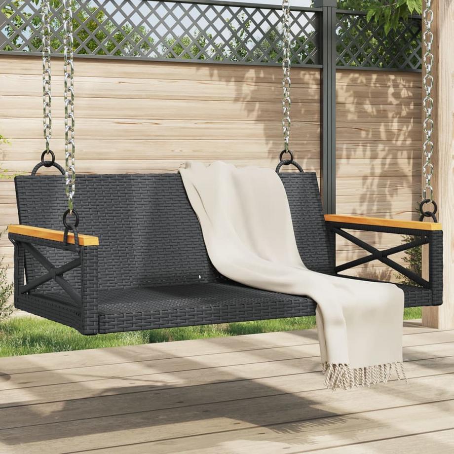 VidaXL Hängebank poly-rattan  