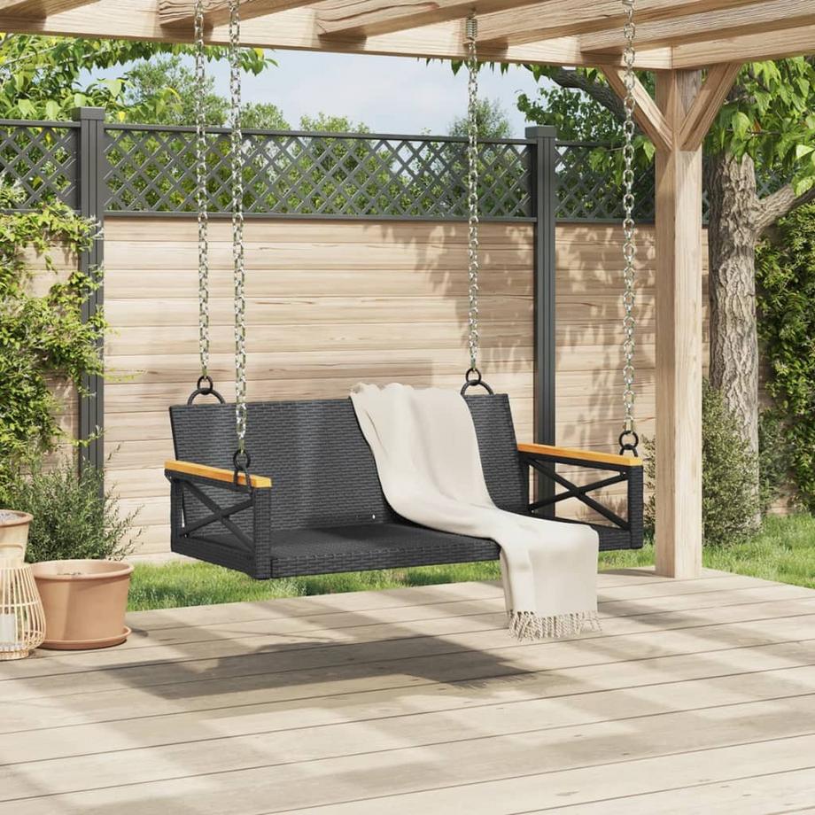 VidaXL Hängebank poly-rattan  