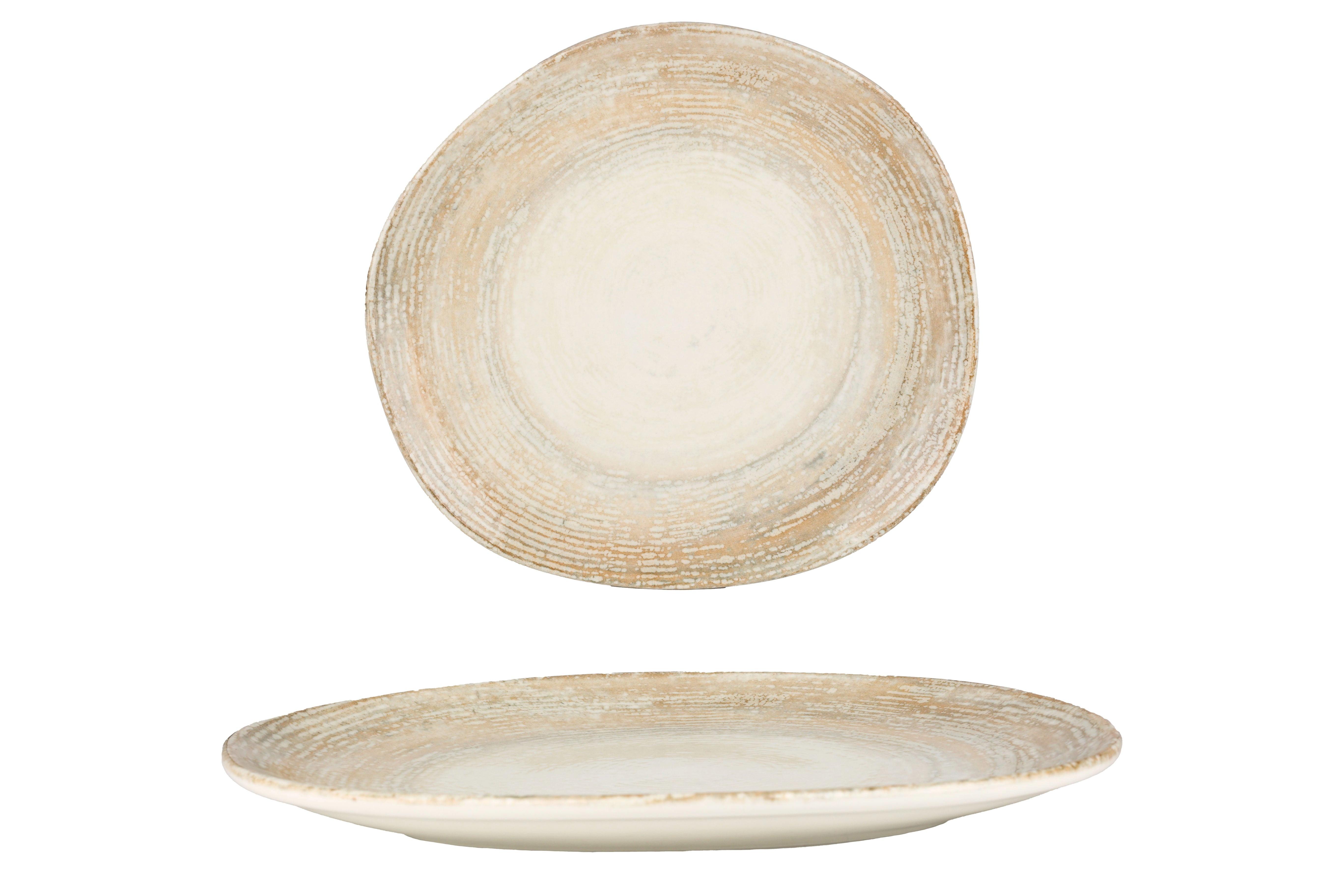 Bonna Assiette à dîner - Patera -  Porcelaine - lot de 6  