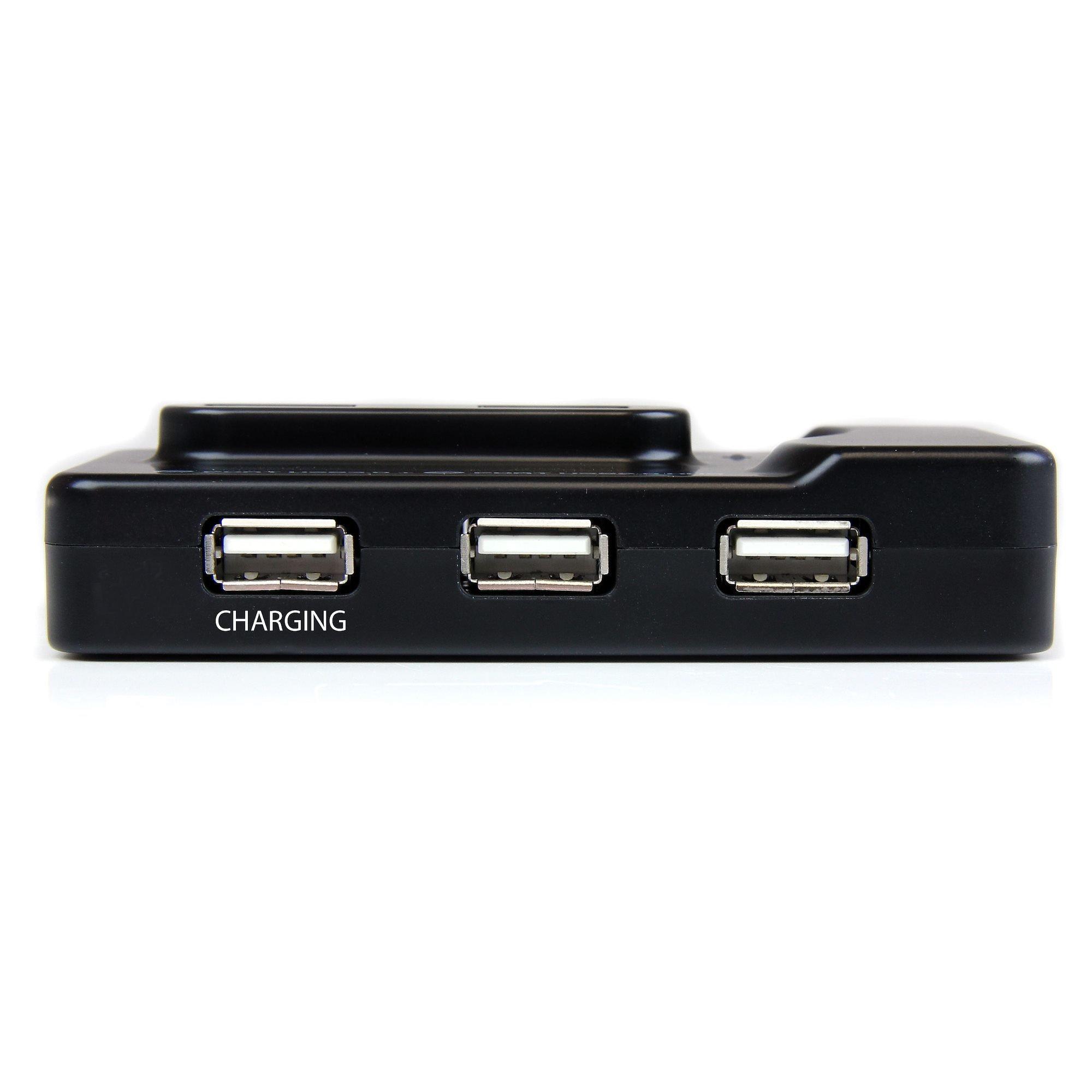 STARTECH  Hub combo USB 3.0/2.0 a 6 porte con porta di caricamento 