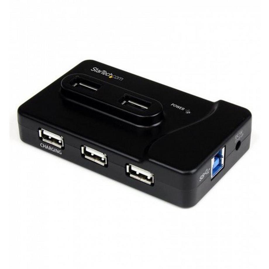 Hub combo USB 3.0/2.0 a 6 porte con porta di caricamento
