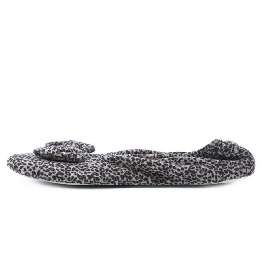 isotoner Leopard Print Ballerine Pantofole  
