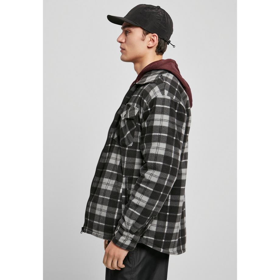 URBAN CLASSICS Veste Plaid Doublée Teddy  