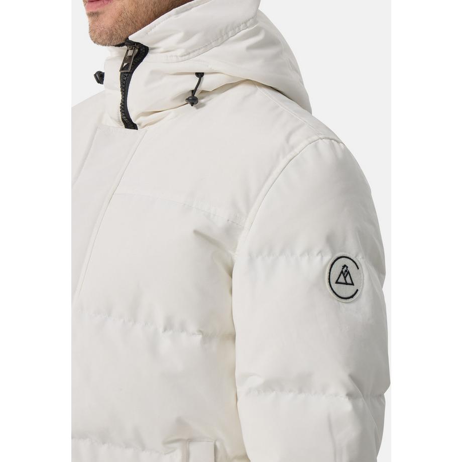 CASH-MERE.CH Parka en duvet Capuche Doublure Cachemire  
