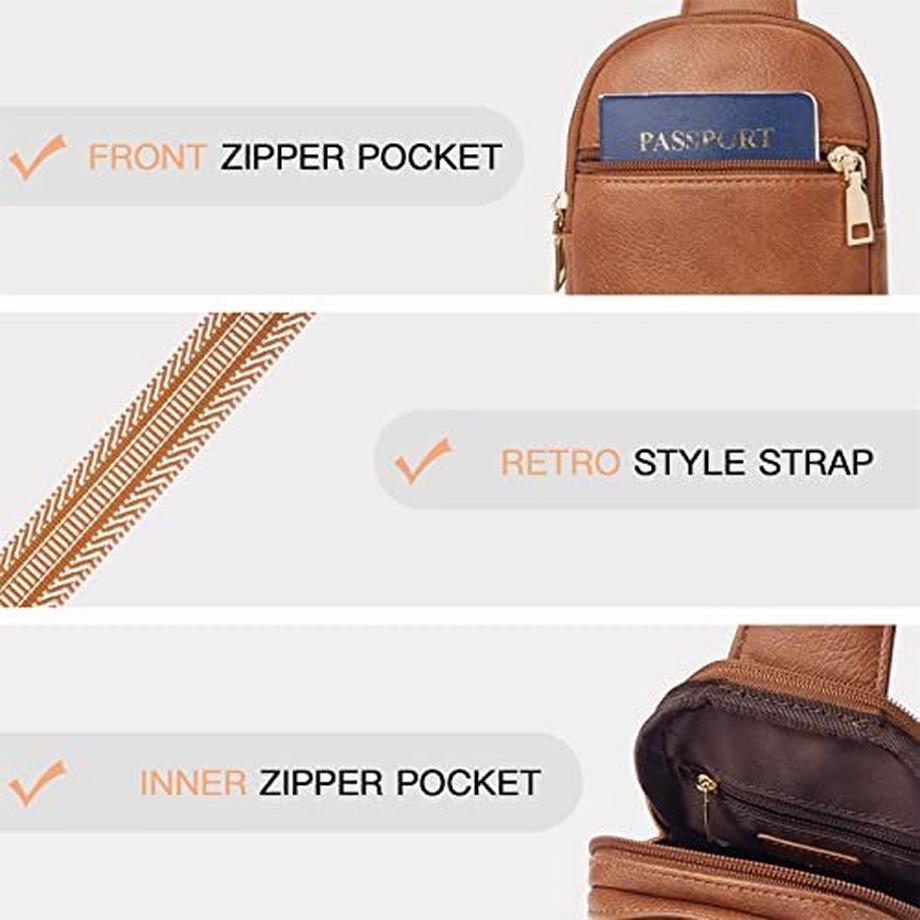 Only-bags.store Kunstleder Crossbody Sling Bag  