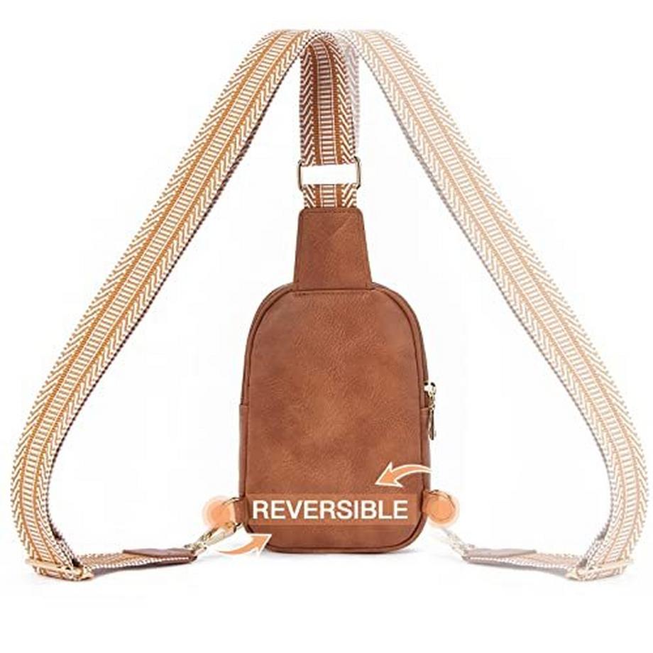 Only-bags.store Kunstleder Crossbody Sling Bag  