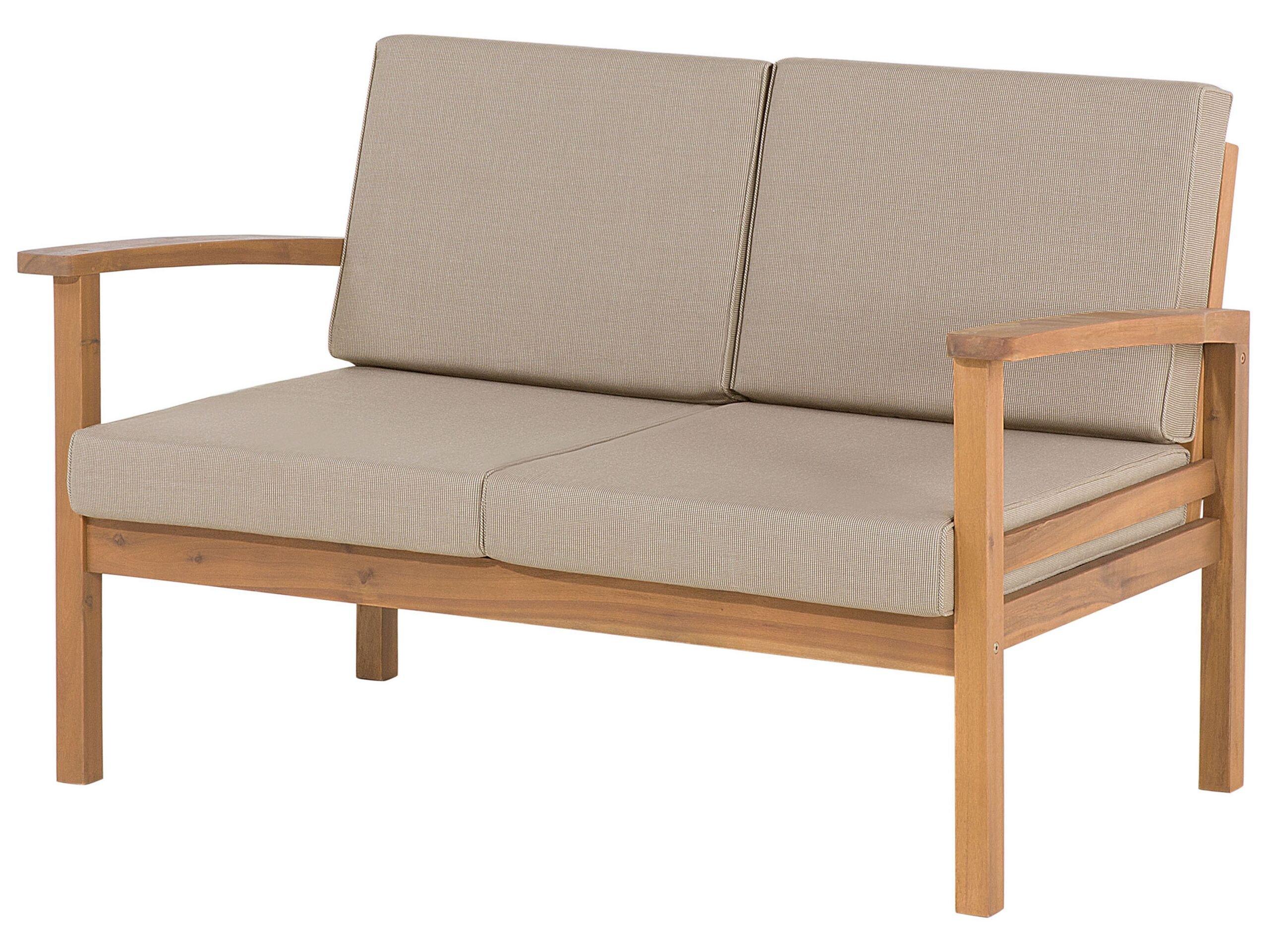 Beliani Lounge Set mit Tisch aus FSC® zertifiziertes Akazienholz Modern MANILA  