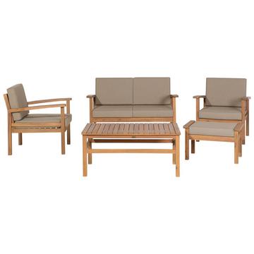 Lounge Set mit Tisch aus FSC® zertifiziertes Akazienholz Modern MANILA