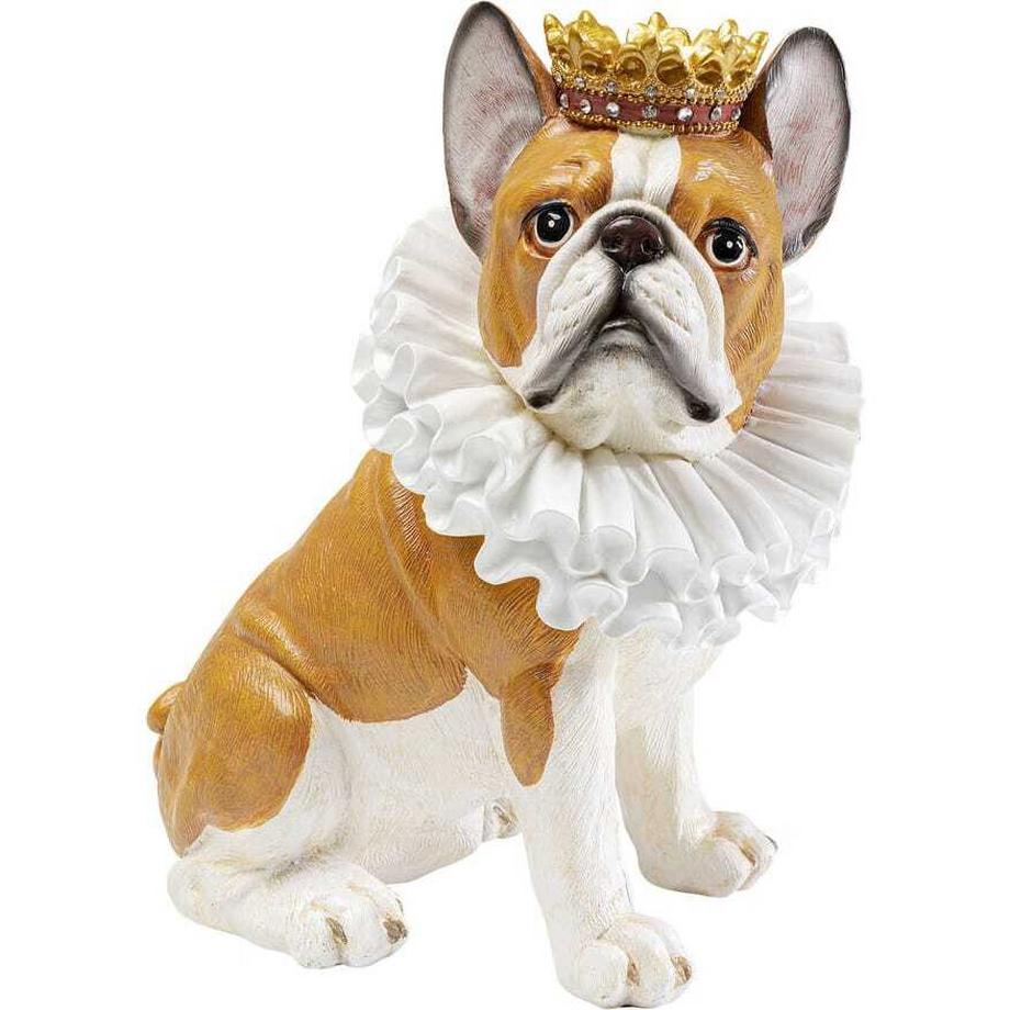 Figurine déco King Dog marron 29