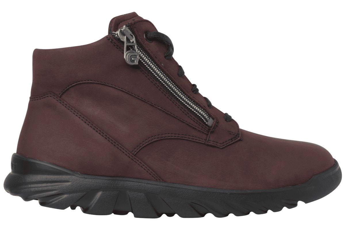 Image of Haylie - Nubuk Stiefelette Unisex Rot 42