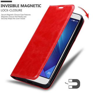 Cadorabo  Housse compatible avec Honor 7 - Coque de protection avec fermeture magnétique, fonction de support et compartiment pour carte 