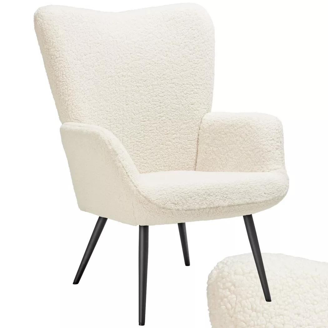 Tectake - Fauteuil rembourré Accoudoirs et dossier ergonomique