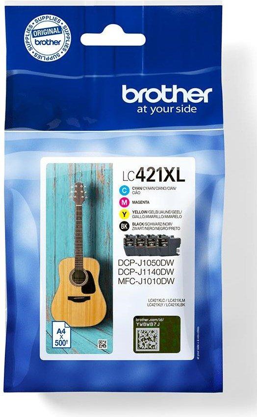 brother  BROTHER Valuepack Tinte CMYBK LC-421XLVAL DCP-J1050 500 Seiten 