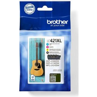 brother  BROTHER Valuepack Tinte CMYBK LC-421XLVAL DCP-J1050 500 Seiten 