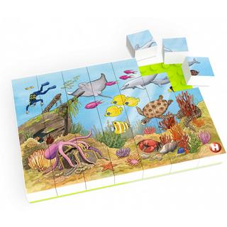 HUBELiNO  Puzzle Bunte Unterwasserwelt (35Teile) 