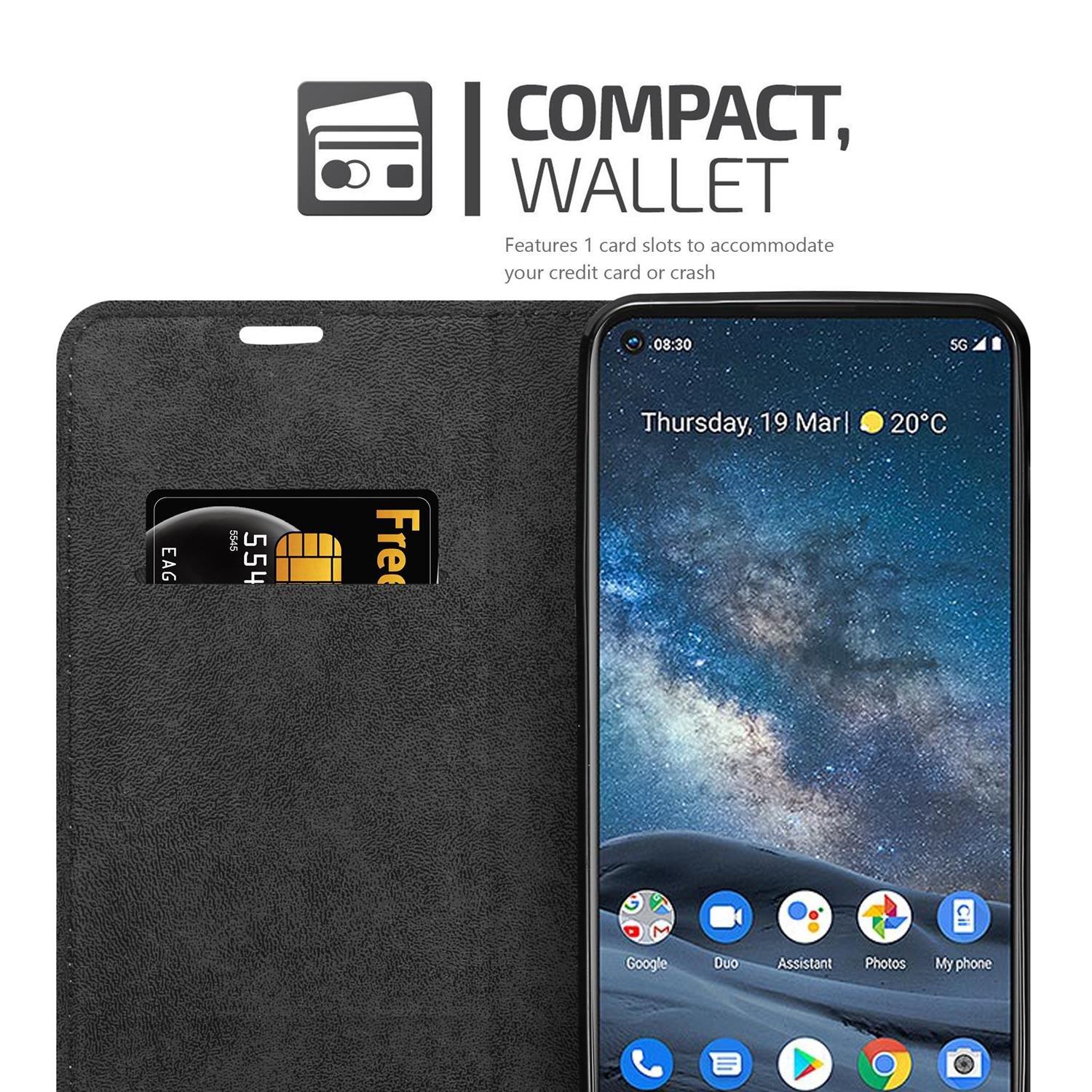 Cadorabo  Hülle für Nokia 8,3 Magnetverschluss, Kartenfach 