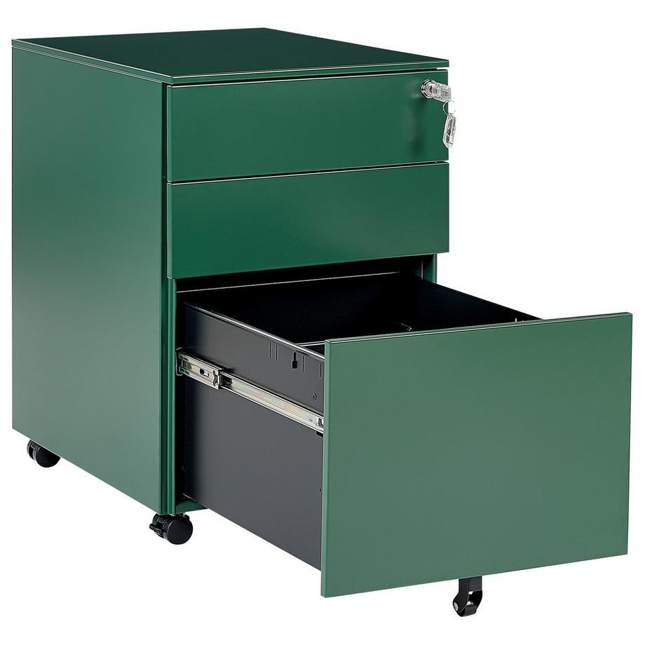 Beliani Meuble de rangement en Acier  CAMI  