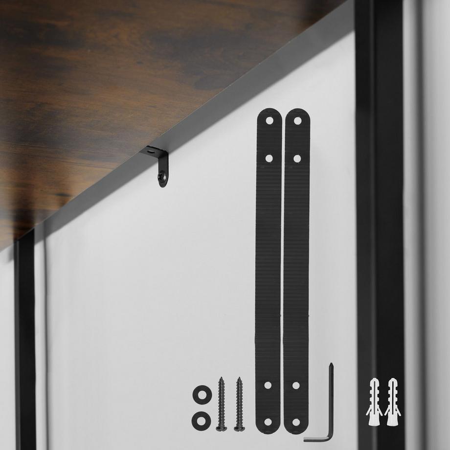 Tectake Étagère de salle de bain SEATTLE style industriel  