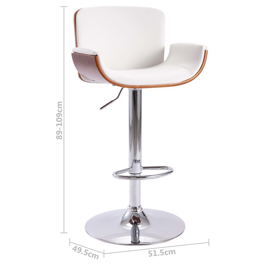 VidaXL Chaise de bar cuir artificiel  