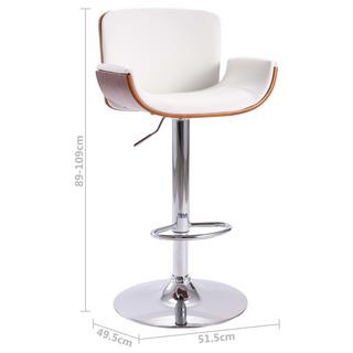 VidaXL Chaise de bar cuir artificiel  