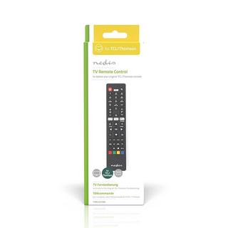 Nedis  Remote de remplacement | Convient pour: TCL / Thomson | Fixé | 1 appareil | Bouton Amazon Prime / Netflix / Bouton YouTube | Infrarouge | Noir 