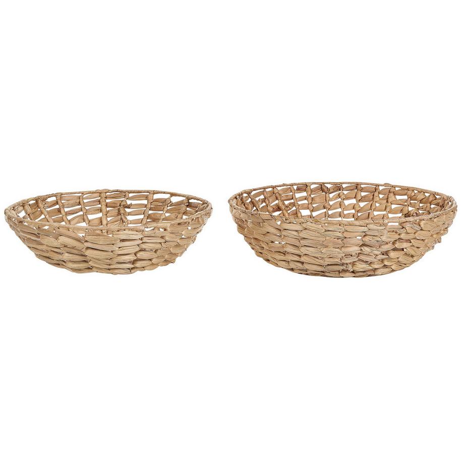 Beliani  Lot de 2 bols décoratifs en Fibre de jacinthe d'eau  DALAT 
