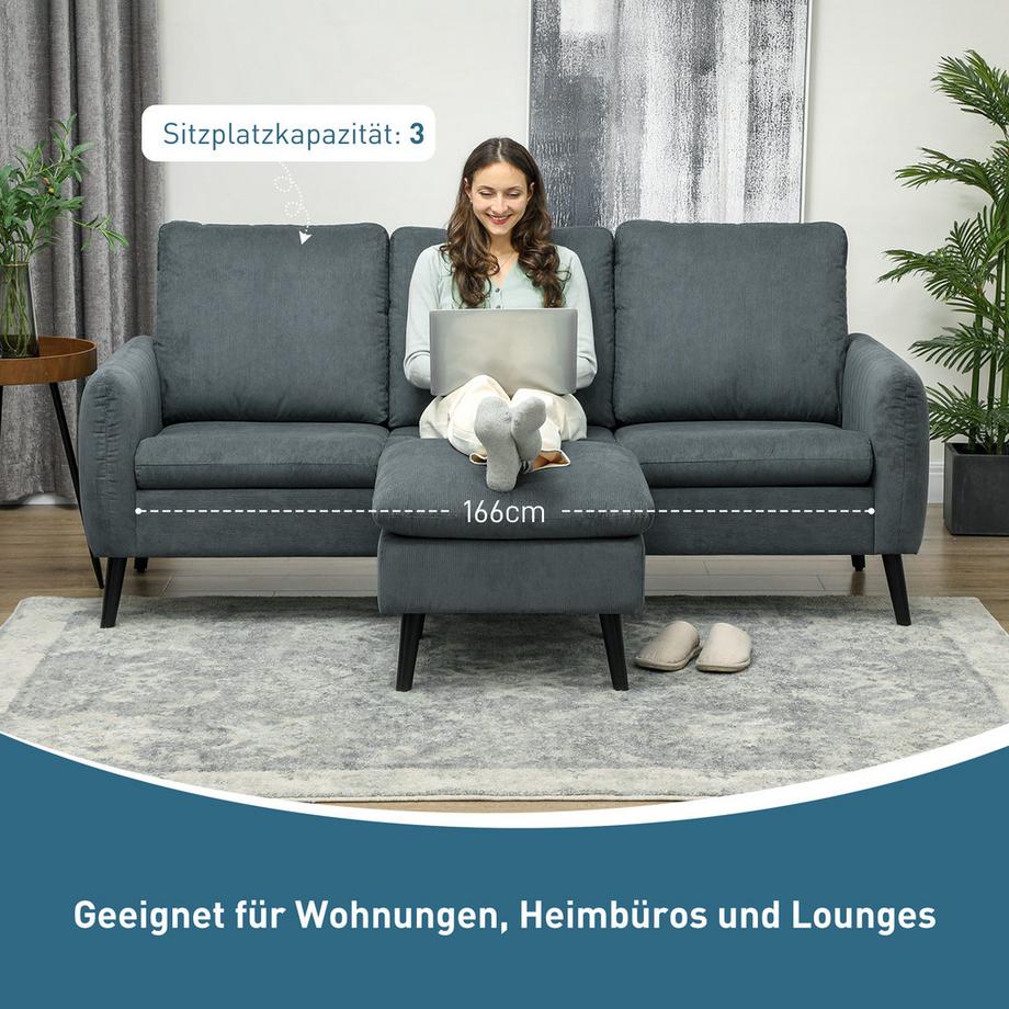 HOMCOM Ecksofa  
