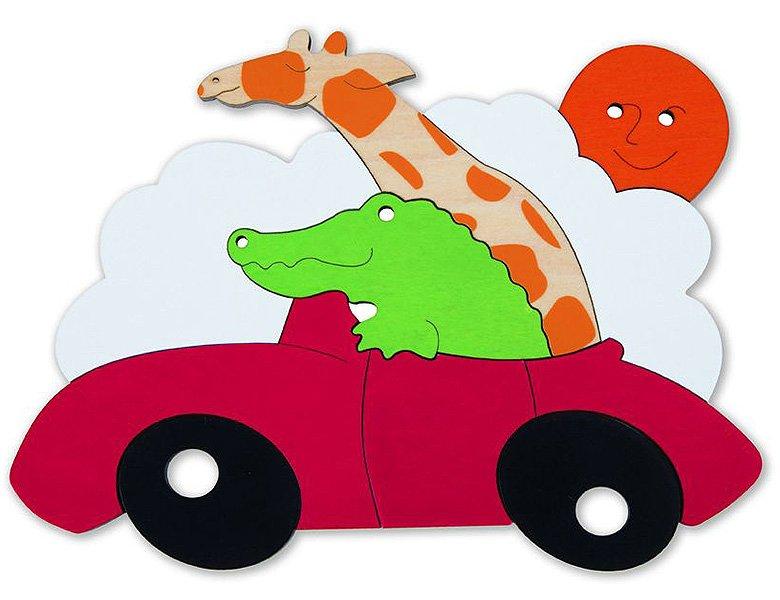 Hape  Puzzle Sportwagen (11Teile) 