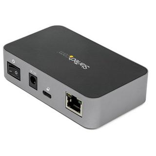 STARTECH  Hub USB-C a 3 porte con porta LAN - USB 3.2 Gen 2 (10Gbps) - 2 USB-A e 1 USB-C - Alimentato 