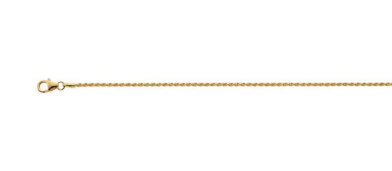 Image of Collier Cordel Gelbgold 750, 1.4mm, 45cm Unisex Gelbgold 45cm