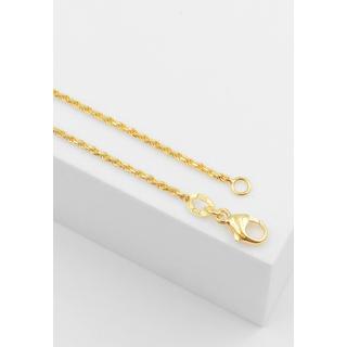 MUAU Schmuck  Collier Cordel Gelbgold 750, 1.4mm, 45cm 