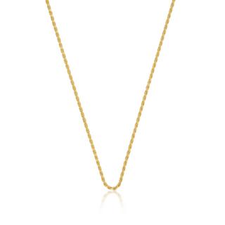 MUAU Schmuck  Collier Cordel Gelbgold 750, 1.4mm, 45cm 