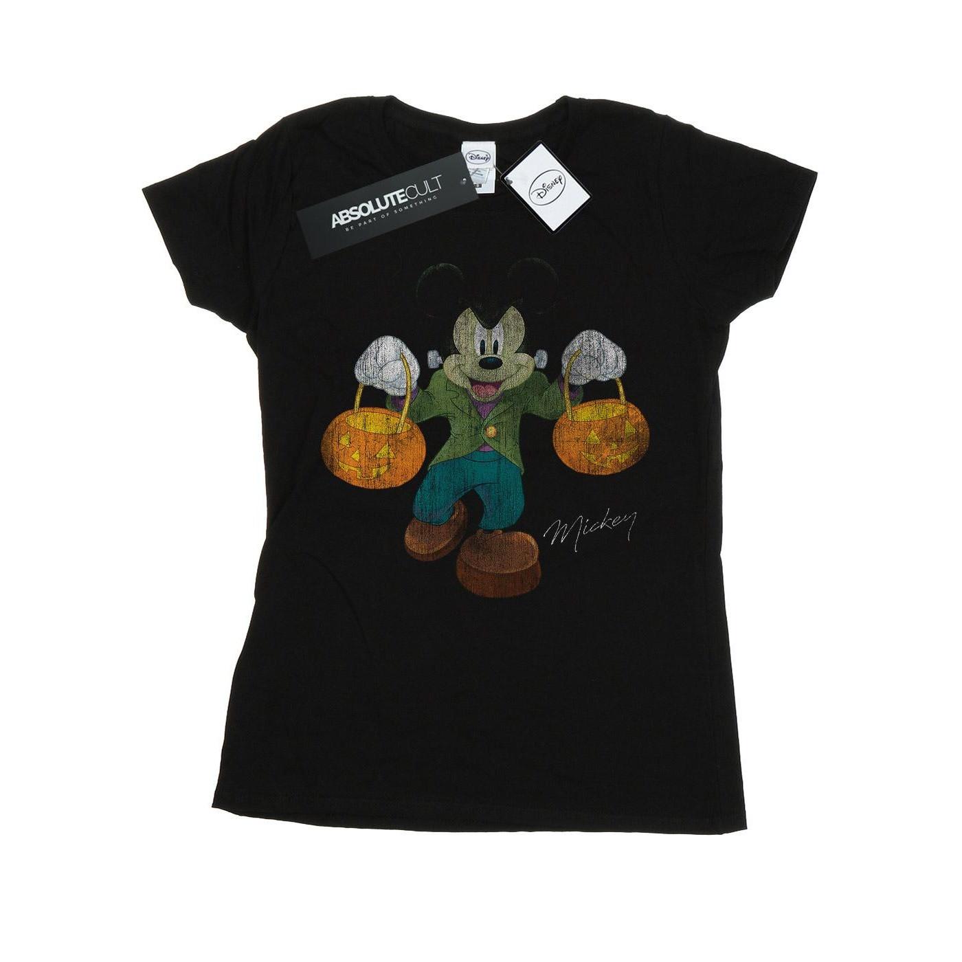 Image of Frankenstein Mickey Mouse Tshirt Damen Schwarz M