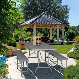 B2X Table de jardin pliante  