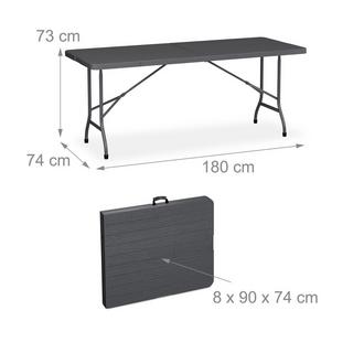 B2X Table de jardin pliante  