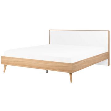 Bett mit Lattenrost aus MDF-Platte Skandinavisch SERRIS