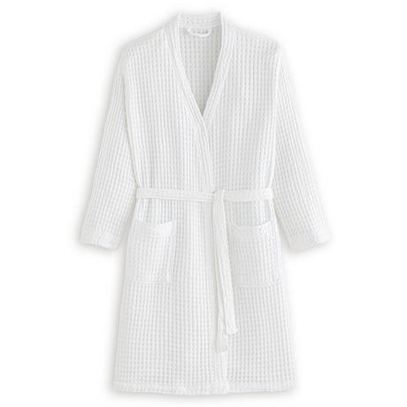 La Redoute Intérieurs  Peignoir kimono nid d'abeille 350 g/m² 