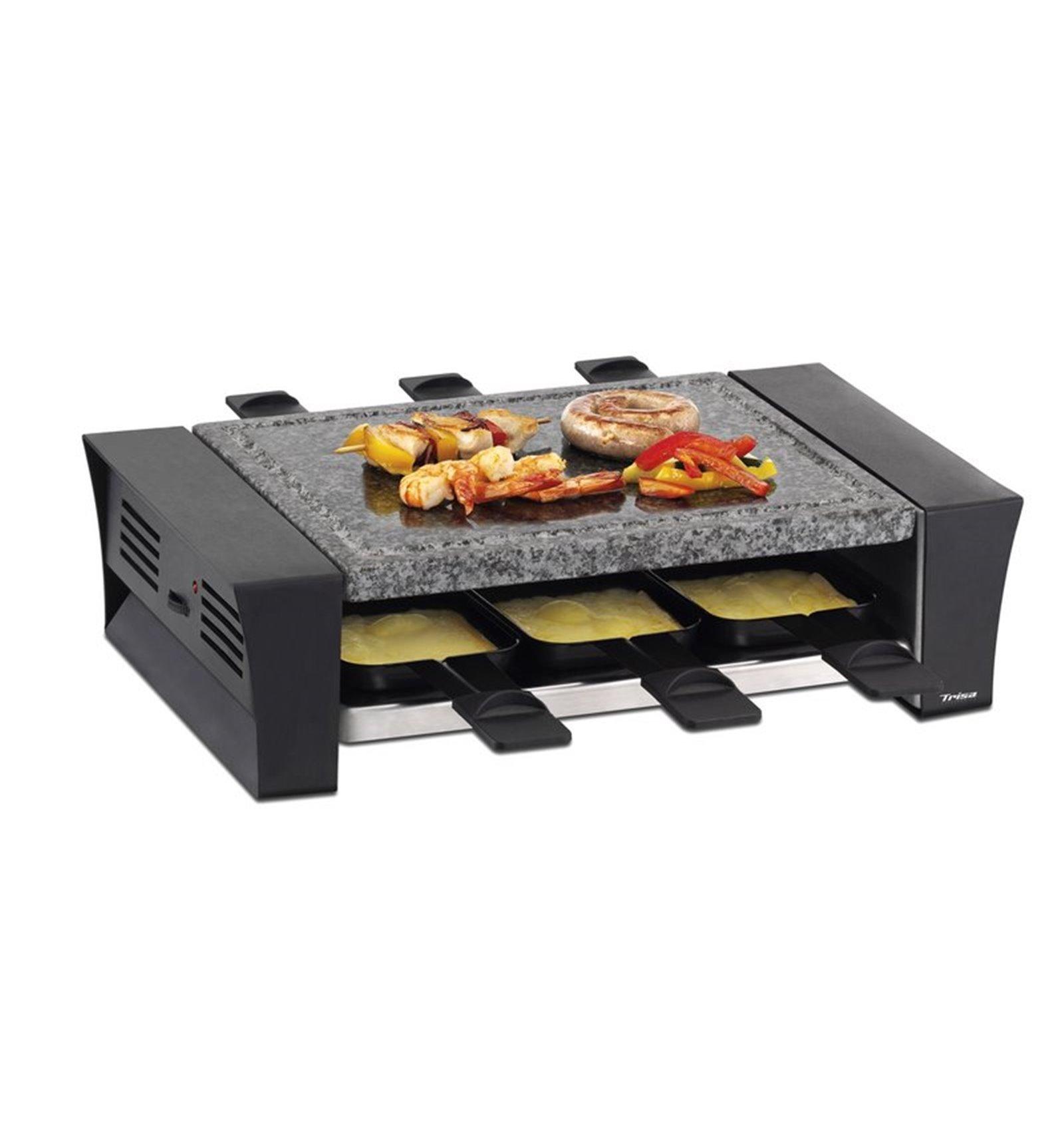 Trisa Trisa Electronics Raclettino 6 griglia per raclette 6 persona(e) 1200 W Nero  