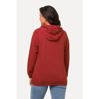 Ulla Popken  Hoodie, Kängurutasche, Langarm, Kapuzenshirt 