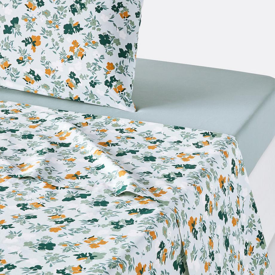 Drap plat percale de coton