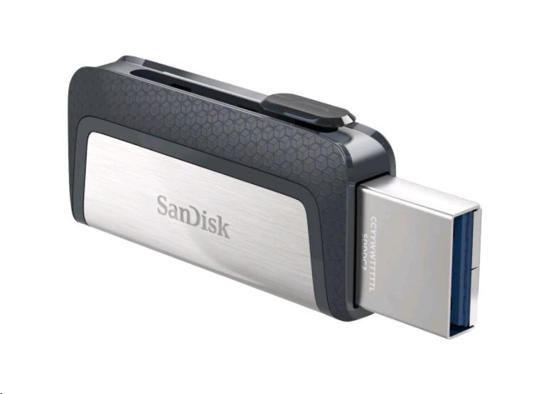 SanDisk  Ultra® - Dual USB Drive 32GB, USB-C 3.1, 150 MBs 