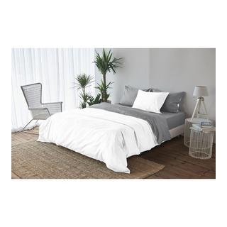 Living Home Uni Satin Doubleface Bettwäsche Set  