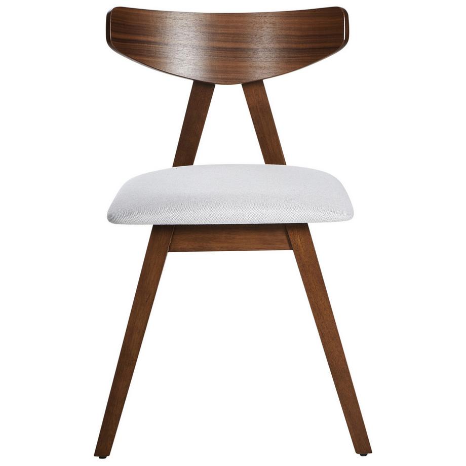 Beliani Esszimmerstuhl 2er Set aus Gummibaumholz  LACOTA  