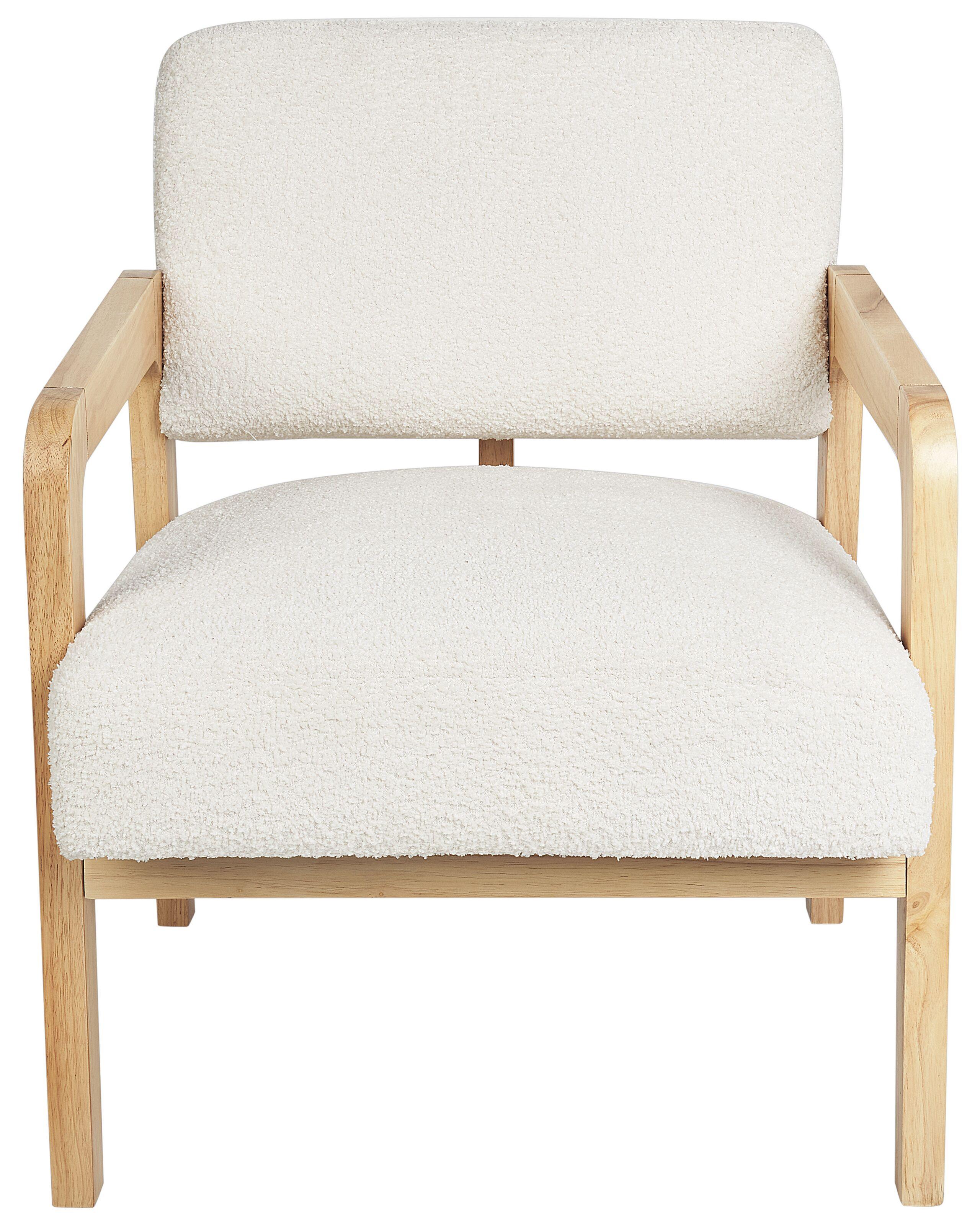 Beliani Fauteuil en Bouclé Moderne HJO  