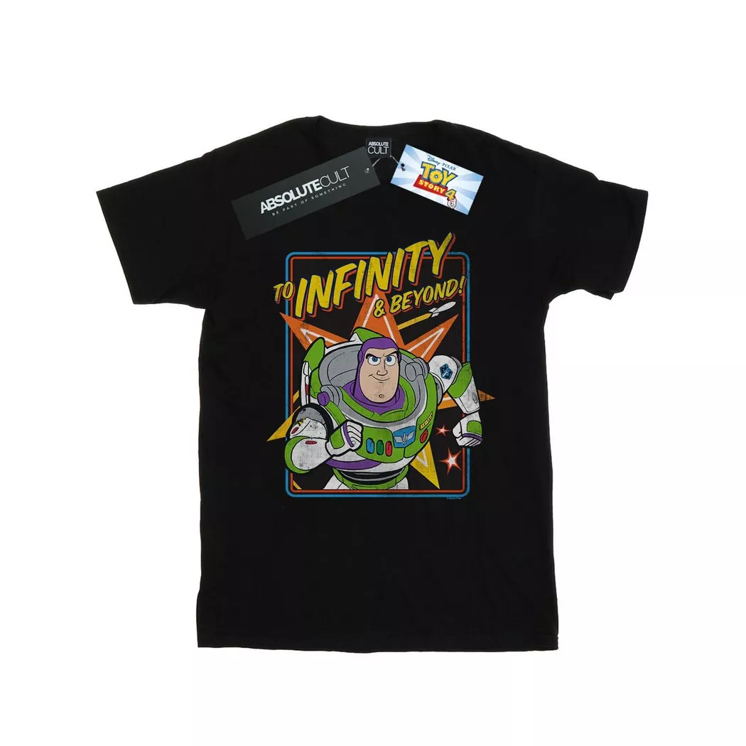 Disney - Toy Story 4 To Infinity TShirt, für Damen, Schwarz, Größe XL