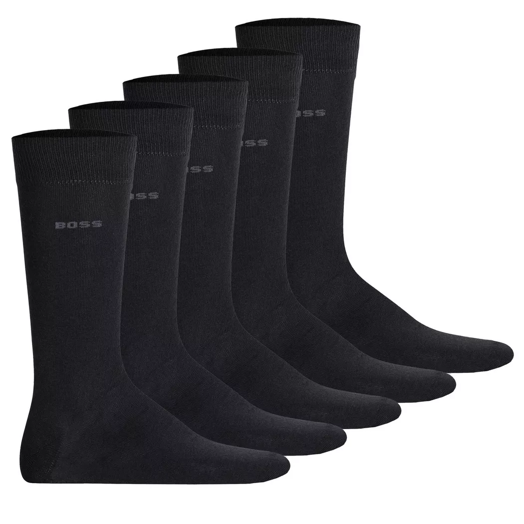 BOSS Socken "5P Uni Color CC" 5 Paar tlg. in klassischer Unifarbe