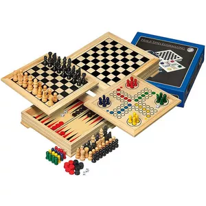 Spiele Holz-Spielesammlung Reiseversion